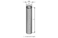 95227 DINEX FLEX.PIPE INOX D 128,0 mm, 2 MTR Гофра из нержавеющей стали L= 2 м