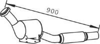 56319 DINEX 901.490.2219 MERCEDES Глушитель