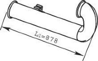 Dinex 22725 1619429 DAF Конечная труба