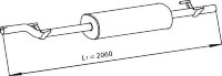 56320 DINEX 901.490.2419 MERCEDES Sprinter Глушитель