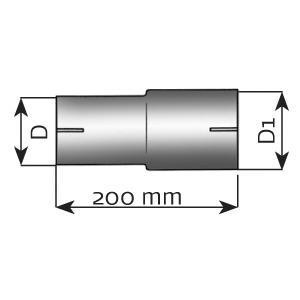 93764 DINEX ADAPTOR (ID/ID) 64,5/70,8 mm Переходник