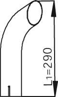 53761 DINEX 973.492.0014 MERCEDES Конечная труба