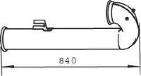 Dinex 21753 1619460 DAF Конечная труба