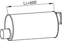 49331 DINEX 81.15101.0189 MAN Глушитель