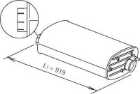 64376 DINEX 5010317534 RENAULT Глушитель