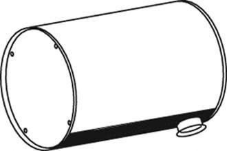 40322 DINEX CATALYTIC SILENCER TO REPLACE 80410 Катализатор/Глушитель