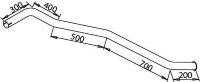 51645 DINEX 621.492.0904 MERCEDES Конечная труба