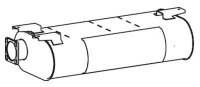 64374 DINEX 5010077050 RENAULT Глушитель