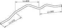 50699 DINEX 309.492.7504 MERCEDES Конечная труба