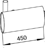 51311 DINEX 001.491.6501 MERCEDES Глушитель