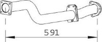 74120 DINEX 073.253.101R VW LT Передняя труба