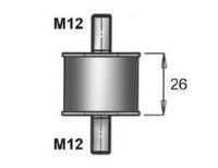 Dinex 21905 1405498 DAF Резинометаллическая опора
