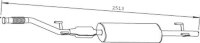 40324 DINEX 901.490.1219 MERCEDES Глушитель