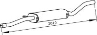 56327 DINEX 639.490.2781 MERCEDES Глушитель