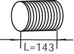 82135 DINEX 20442226 VOVLO Гофра D 103,0 L=143 mm (нерж)