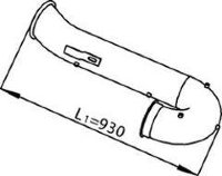 Dinex 21745 1315863 DAF Конечная труба
