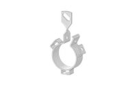 98062 DINEX Universal pipe hanger OD65-70 mm Хомут