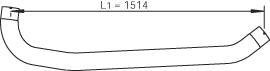 47634 DINEX 81.15204.0389 MAN Конечная труба