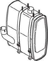50486 DINEX 657.490.1801 MERCEDES Глушитель