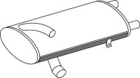 50489 DINEX 600.490.0001 MERCEDES Глушитель