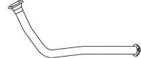 72117 DINEX 17410-30040 TOYOTA Передняя труба
