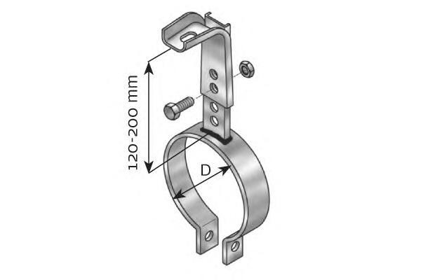 98089 DINEX UNIVERSAL HANGER D 88,9 mm Хомут