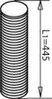 48210 DINEX 81.15210.0023 MAN Гофра D 101,0 L=445 mm (нерж)