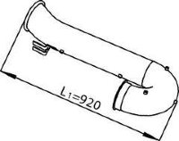 Dinex 21741 1342965 DAF Конечная труба