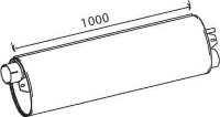 50488 DINEX 676.490.0401 MERCEDES Глушитель