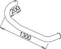 52645 DINEX 652.492.3414 MERCEDES Конечная труба