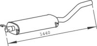 56335 DINEX 639.490.5881 MERCEDES Глушитель