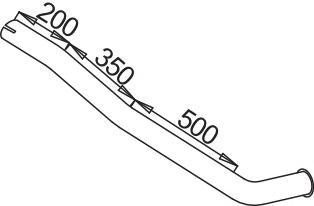 51655 DINEX 622.492.0204 MERCEDES Конечная труба