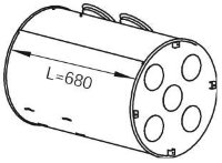 80445 DINEX 8149900 VOLVO Глушитель