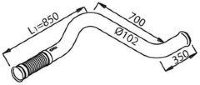Dinex 21175 1275994 DAF Передняя труба
