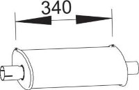 64388 DINEX 5000390734 RENAULT Глушитель