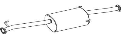 72312 DINEX 17420-54151 TOYOTA Глушитель