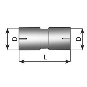 93779 DINEX CONNECTOR (ID/ID) 81,0 mm Переходник
