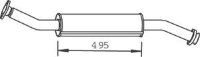 33302 DINEX 1705W5 Глушитель