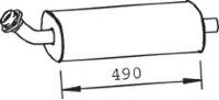 36309 DINEX PBU1895 Глушитель