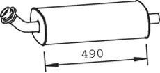 36309 DINEX PBU1895 Глушитель