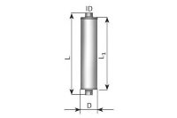 87314 DINEX UNIV. MUFFL. D 249 mm, L=1120/ID 115 mm Глушитель
