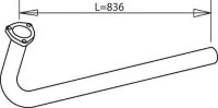 49211 DINEX 81.15204.5276 MAN Передняя труба