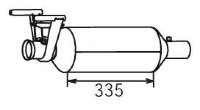 56346 DINEX 906.490.0792 MERCEDES Глушитель