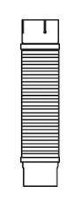 Dinex 28164 1507353 ALT.FLEX IVECO Гофра (нерж) с фланцами D 101,6 mm L=495 mm