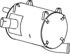51338 DINEX 940.490.0501 MERCEDES Глушитель