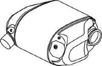 Dinex 28478 41298537 IVECO Глушитель