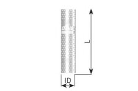 95681 DINEX HEAT SHIELD D 184,0 L=1000 mm INOX Защита (нерж)