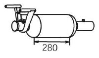 56345 DINEX 906.490.0592 MERCEDES Глушитель