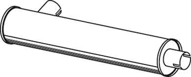 44391 DINEX SILENCER LEYLAND OLYMPIAN (6LXB ENG.) Глушитель