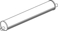 50359 DINEX 313.490.0001 MERCEDES Глушитель